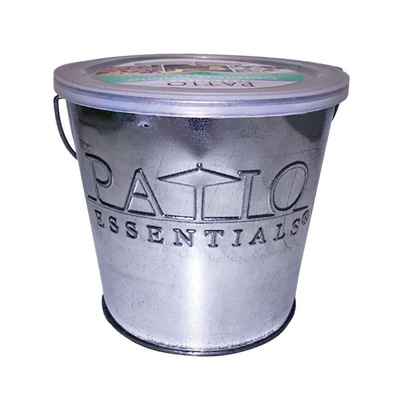 PATIO ESSENTIALS - Patio Essentials Galvanized Citronella Candle For Mosquitoes/Other Flying Insects 17 oz - Case of 6