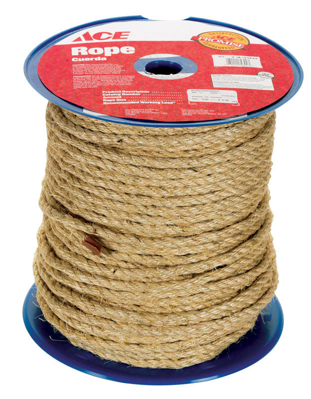 ACE - Ace 3/8 in. D X 400 ft. L Tan Twisted Sisal Rope