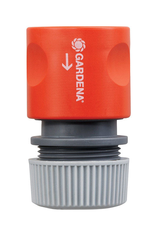 GARDENA - Gardena 5/8 in. Nylon/ABS Threaded Female Hose End Repair Connector with Water Stop