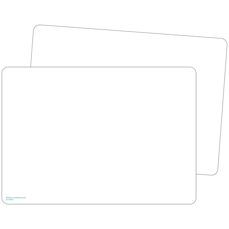 TEACHER CREATED RESOURCES - Double-Sided Premium Blank Dry Erase Boards, Pack of 10
