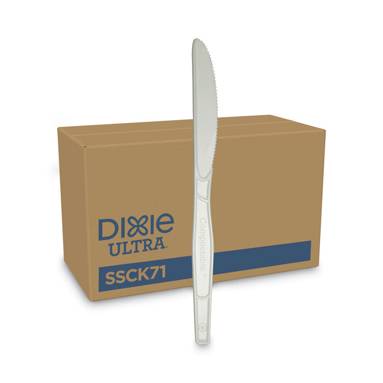 Dixie - SmartStock Plastic Cutlery Refill, Knife, Natural, 40/Pack, 24 Packs/Carton