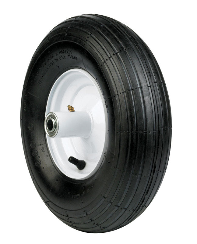 GLEASON - Arnold 6 in. D X 14 in. D 445 lb. cap. Centered Wheelbarrow Tire Rubber 1 pk