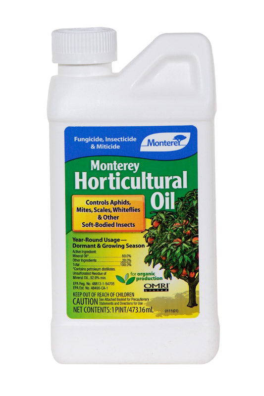 MONTEREY - Monterey Horticultural Oil Organic Insect Killer Liquid Concentrate 1 pt