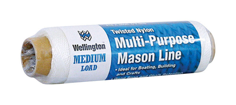 WELLINGTON - Wellington 260 ft. L White Twisted Nylon Mason Line Twine