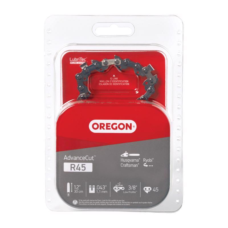 OREGON - Oregon AdvanceCut R45 12 in. 45 links Chainsaw Chain
