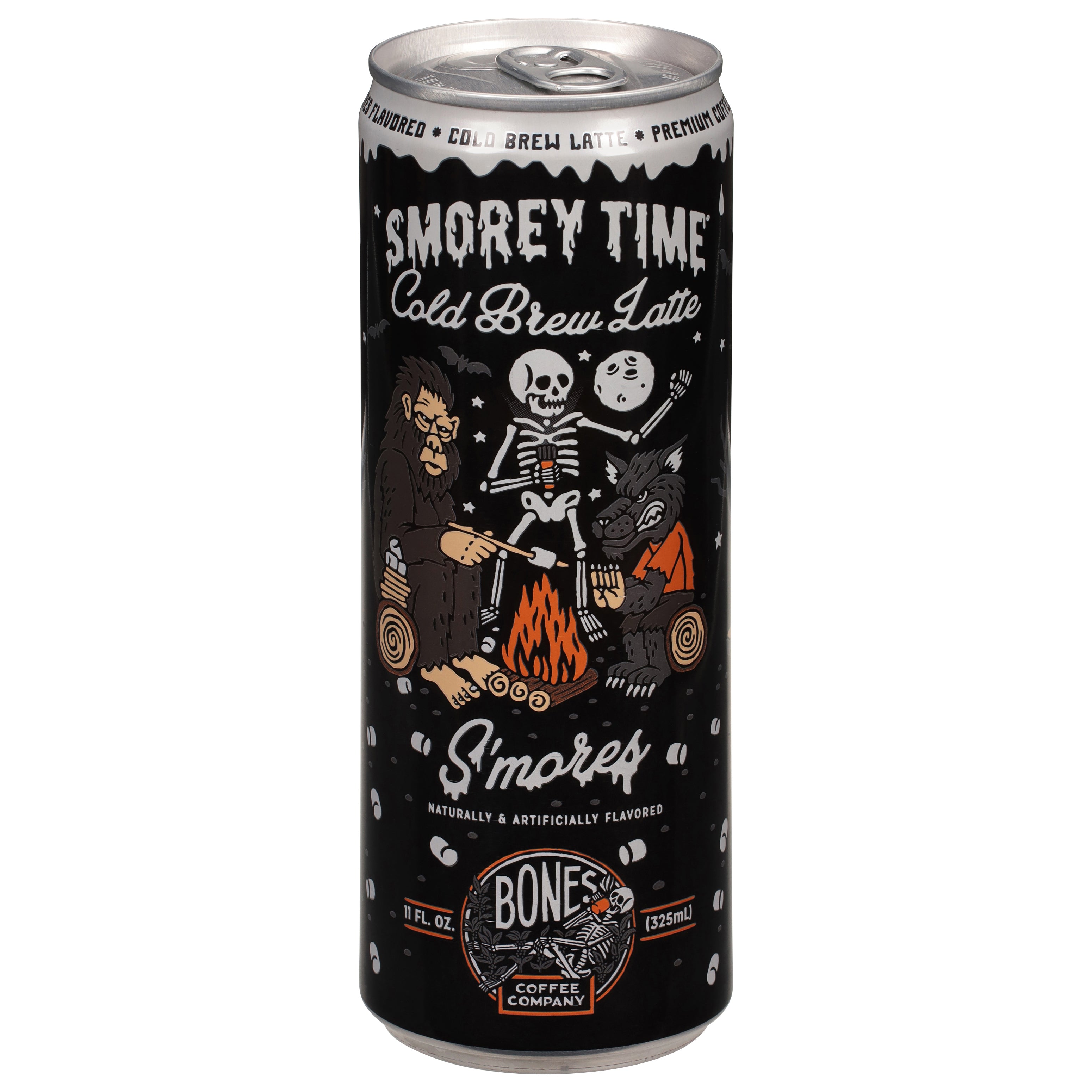 Bones Coffee Company Smorey Time Cold Brew Latte 11 fl oz - Case of 12