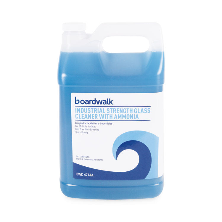 Boardwalk - Industrial Strength Glass Cleaner with Ammonia, 1 gal Bottle