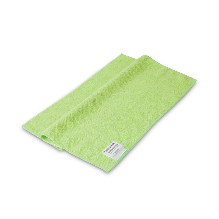 Boardwalk - Microfiber Cleaning Cloths, 16 x 16, Green, 24/Pack (7416225)