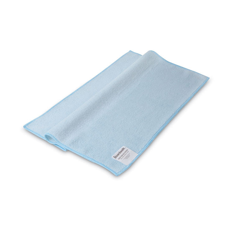 Boardwalk - Microfiber Cleaning Cloths, 16 x 16, Blue, 24/Pack (7416233)