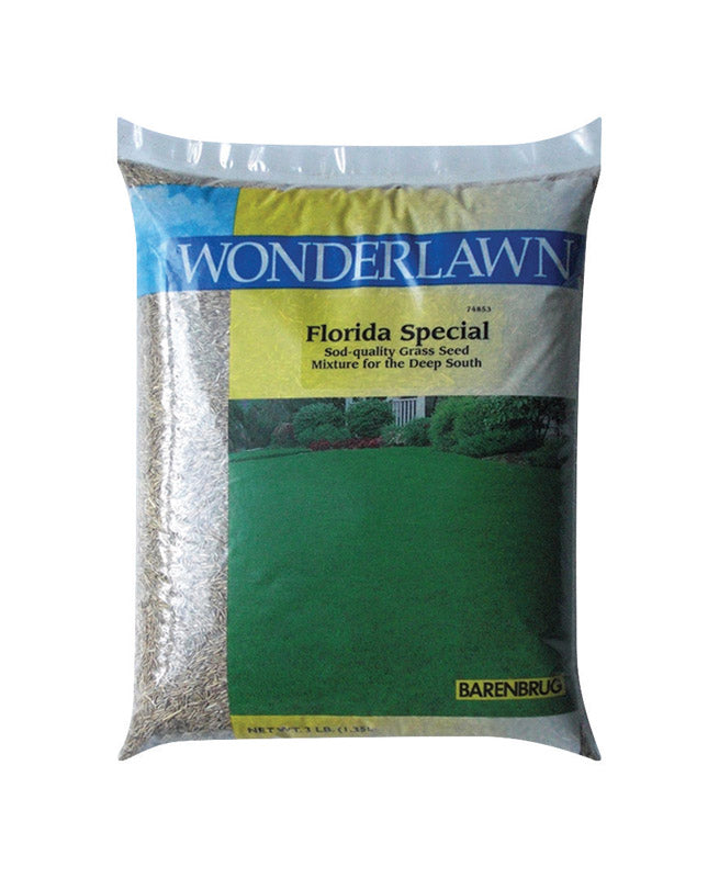 BARENBRUG - Barenbrug Wonderlawn Mixed Sun or Shade Grass Seed 3 lb [FLSP3ACE00]