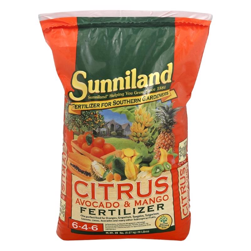 SUNNILAND - Sunniland Avocado and Mango 6-4-6 Plant Fertilizer 20 lb