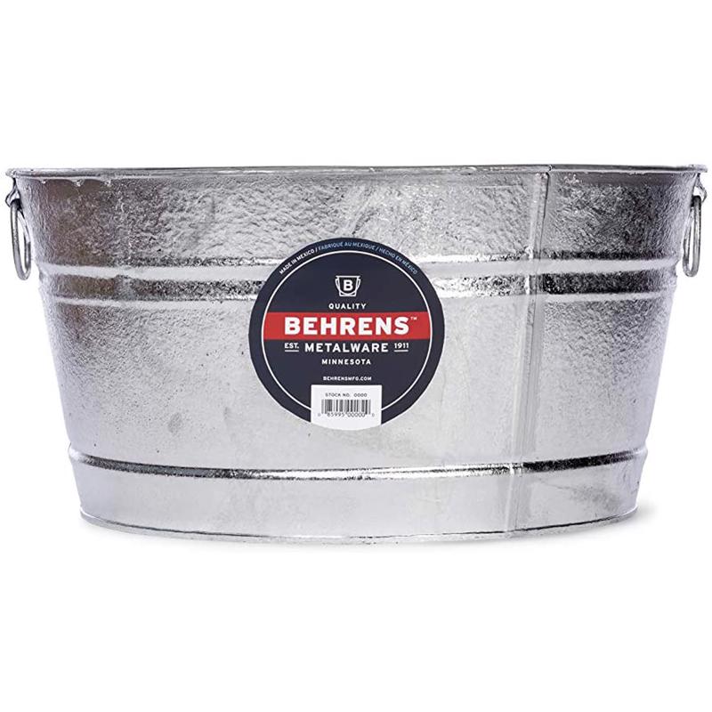 BEHRENS - Behrens 9 gal Steel Tub Round