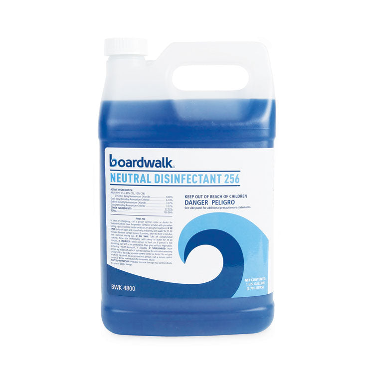 Boardwalk - Neutral Disinfectant, Floral Scent, 1 gal Bottle, 4/Carton