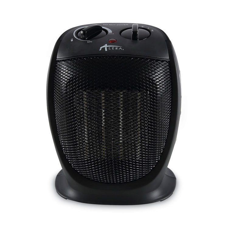 Alera - Ceramic Heater, 1,500 W, 7.12 x 5.87 x 8.75, Black