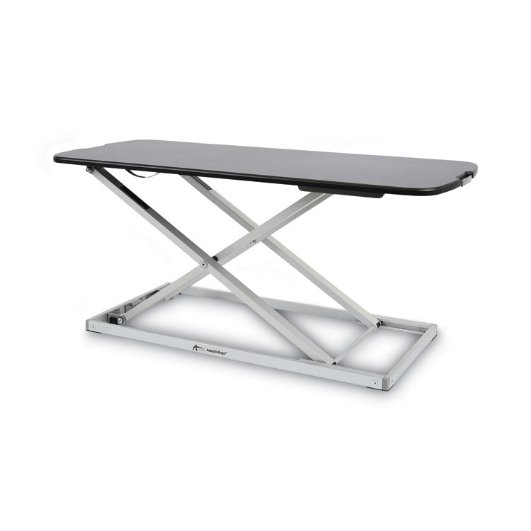 Alera - AdaptivErgo Laptop Lifting Workstation, 31.25" x 12.63" x 1.38" to 16", Black/Silver