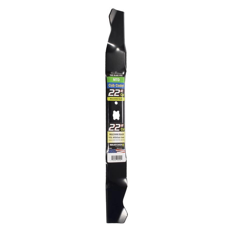 MAXPOWER - MaxPower 22 in. Mulching Mower Blade For Walk-Behind Mowers 1 pk [331529S]