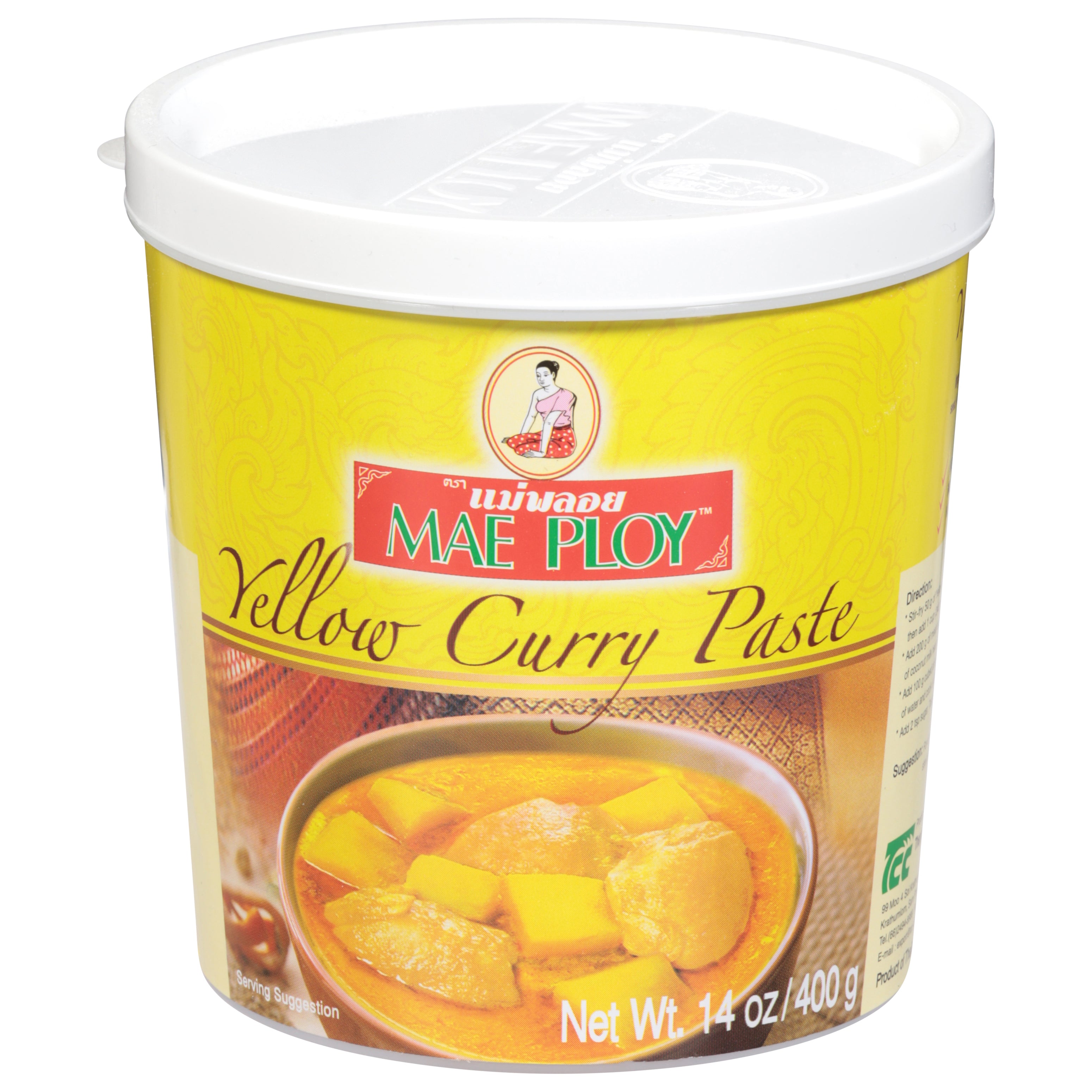 Mae Ploy Yellow Curry Paste 14 oz - Case of 8