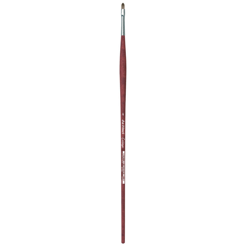 COLLEGE Student Brush, Synthetic, Acrylic & Oil, Filbert, Series 8750, Size 4