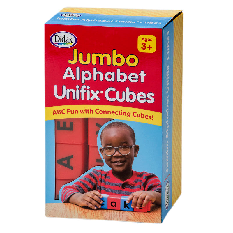 DIDAX - Jumbo Alphabet Unifix® Cubes, Set of 30