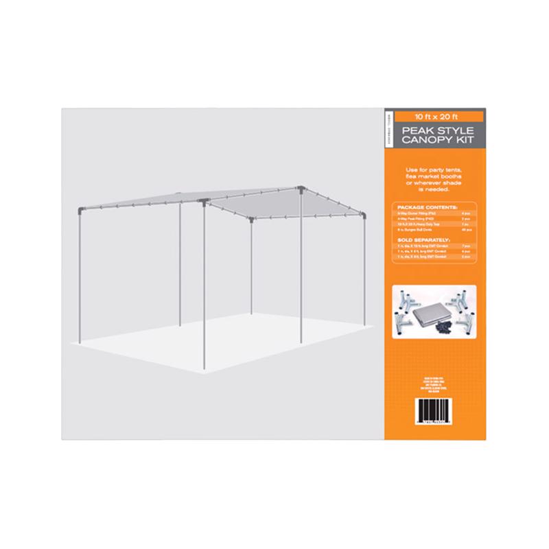 AHC - AHC 10 ft. W X 20 ft. L Heavy Duty Polyethylene Canopy Tarp Silver