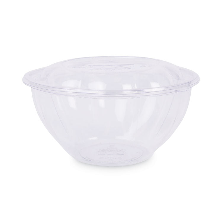 Eco-Products - Renewable and Compostable Salad Bowls with Lids, 32 oz, Clear, Plastic, 50/Pack, 3 Packs/Carton