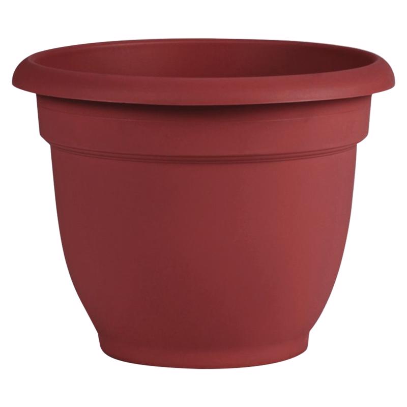 BLOEM - Bloem Ariana 5.1 in. H X 6 in. D Resin Planter Burnt Red