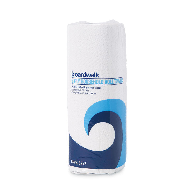 Boardwalk - Kitchen Roll Towel, 2-Ply, 11 x 9, White, 85 Sheets/Roll, 30 Rolls/Carton