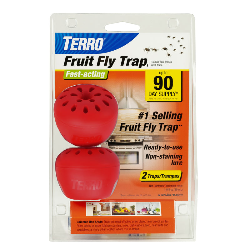 TERRO - TERRO Fruit Fly Trap 2 pk - Case of 6