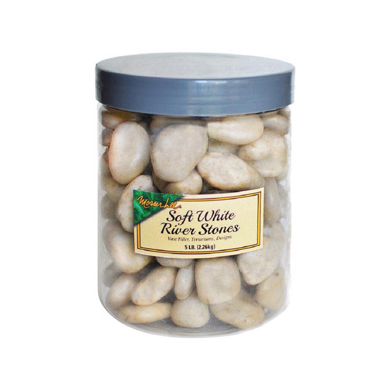MOSSER LEE - Mosser Lee White River Stone Vase Filler 5 lb