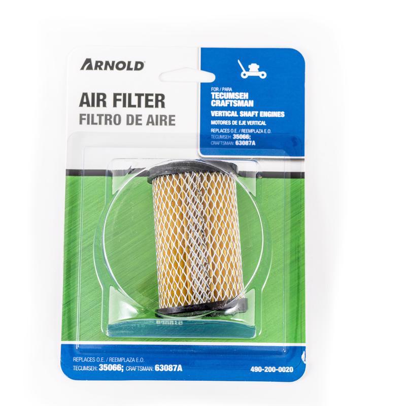 ARNOLD - Arnold Small Engine Air Filter For Replaces O.E. 63087A Craftsman and 35066 Tecumseh