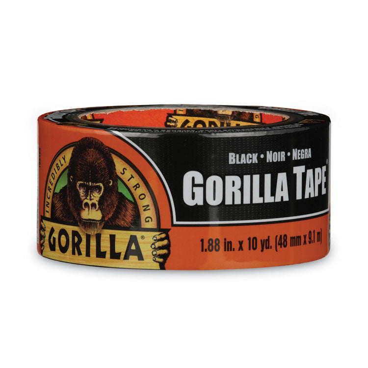 Gorilla - Gorilla Tape, 3" Core, 1.88" x 10 yds, Black