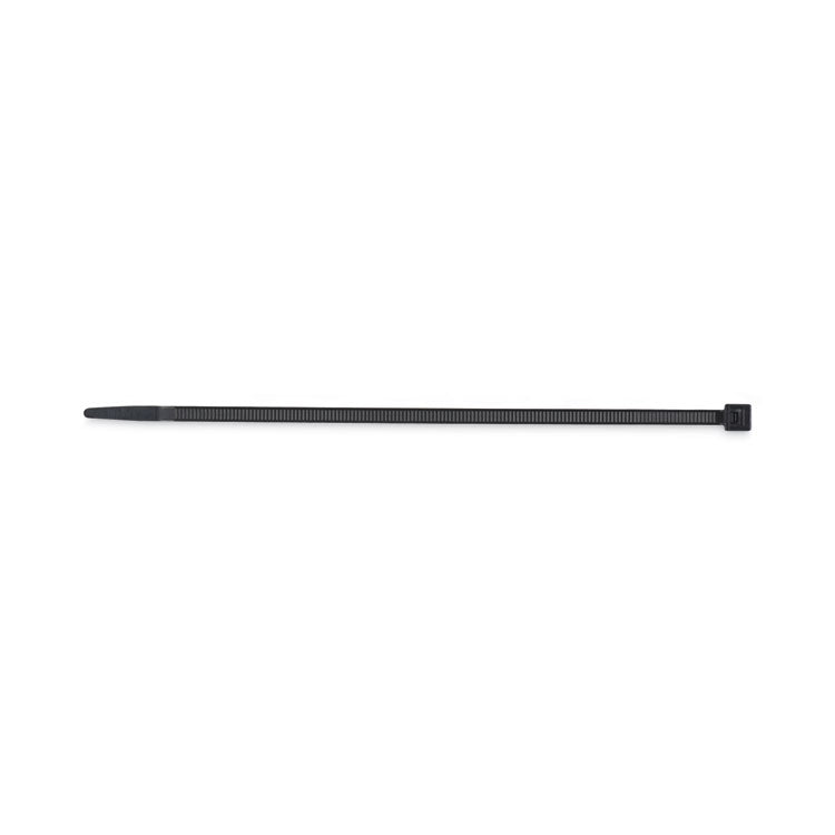 Tatco - Nylon Cable Ties, 8 x 0.19, 50 lb, Black, 1,000/Pack
