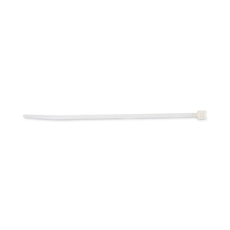 Tatco - Nylon Cable Ties, 4 x 0.06, 18 lb, Natural, 1,000/Pack