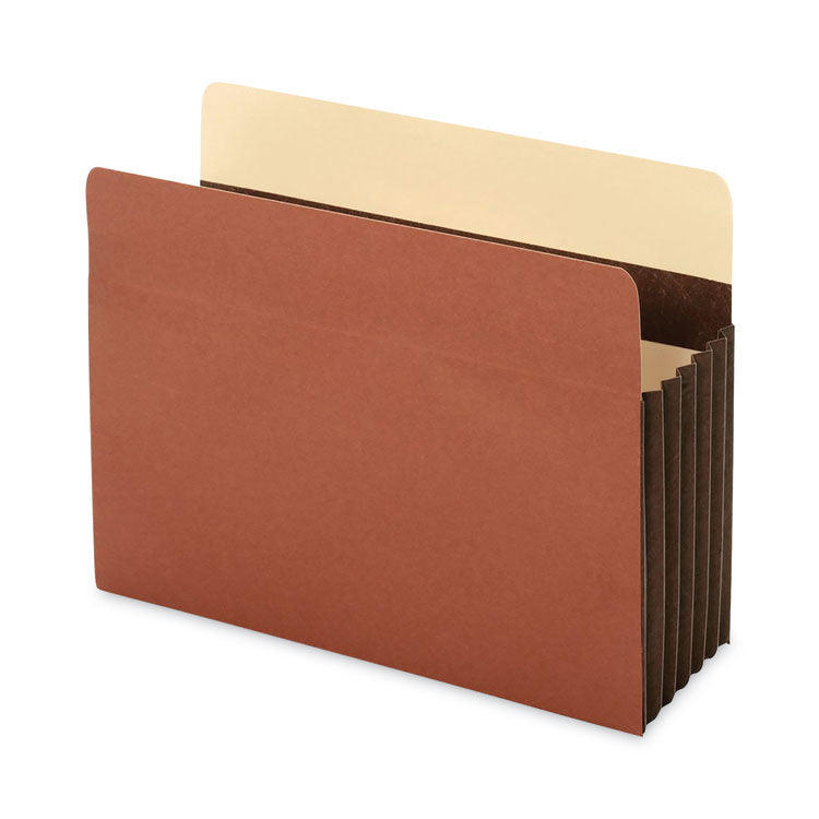 Universal - Redrope Expanding File Pockets, 7" Expansion, Letter Size, Brown, 5/Box