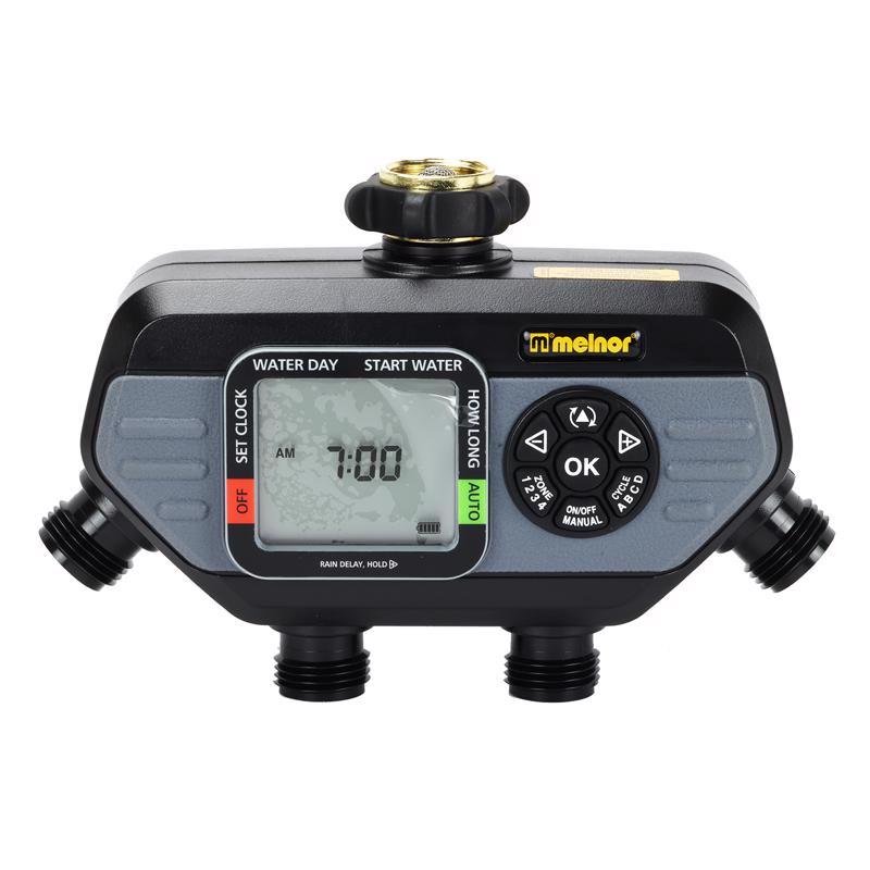 MELNOR - Melnor HydroLogic Programmable 4 Zone Digital Water Timer