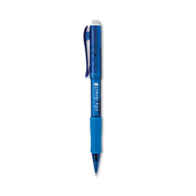 Pentel - Twist-Erase EXPRESS Mechanical Pencil, 0.7 mm, HB (#2.5), Black Lead, Blue Barrel, Dozen