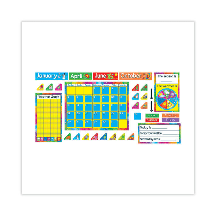 TREND - Year Around Calendar Bulletin Board Set, 22" x 17"