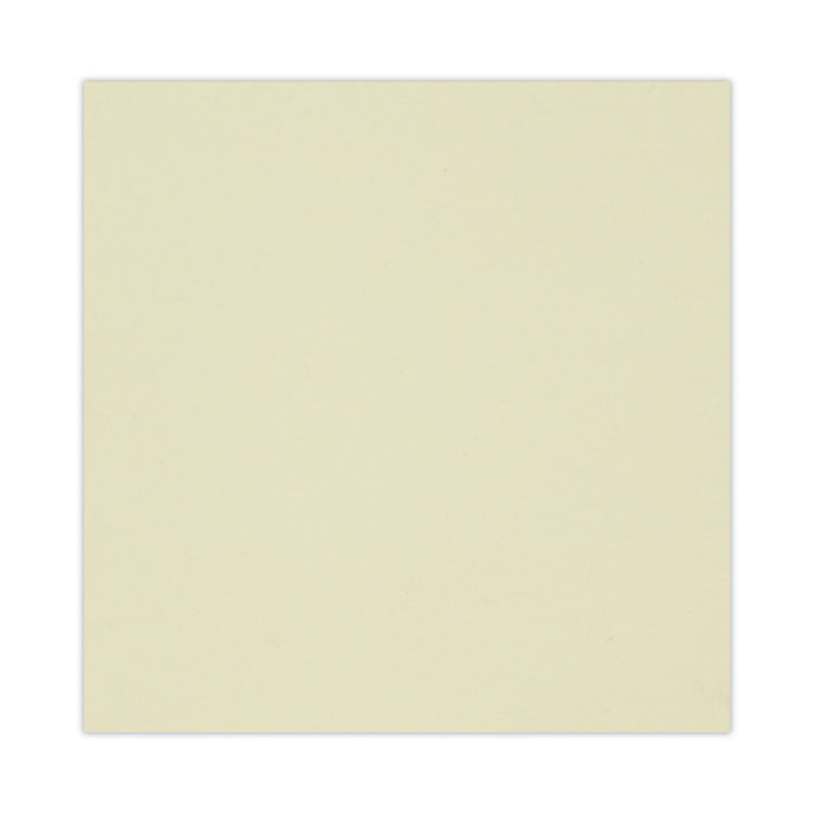 Universal - Recycled Self-Stick Note Pads, 3" x 3", Yellow, 100 Sheets/Pad, 18 Pads/Pack