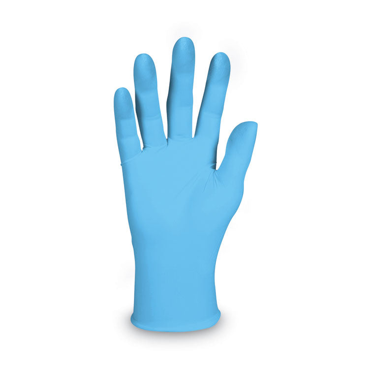 KleenGuard - G10 Comfort Plus Blue Nitrile Gloves, Light Blue, Large, 100/Box