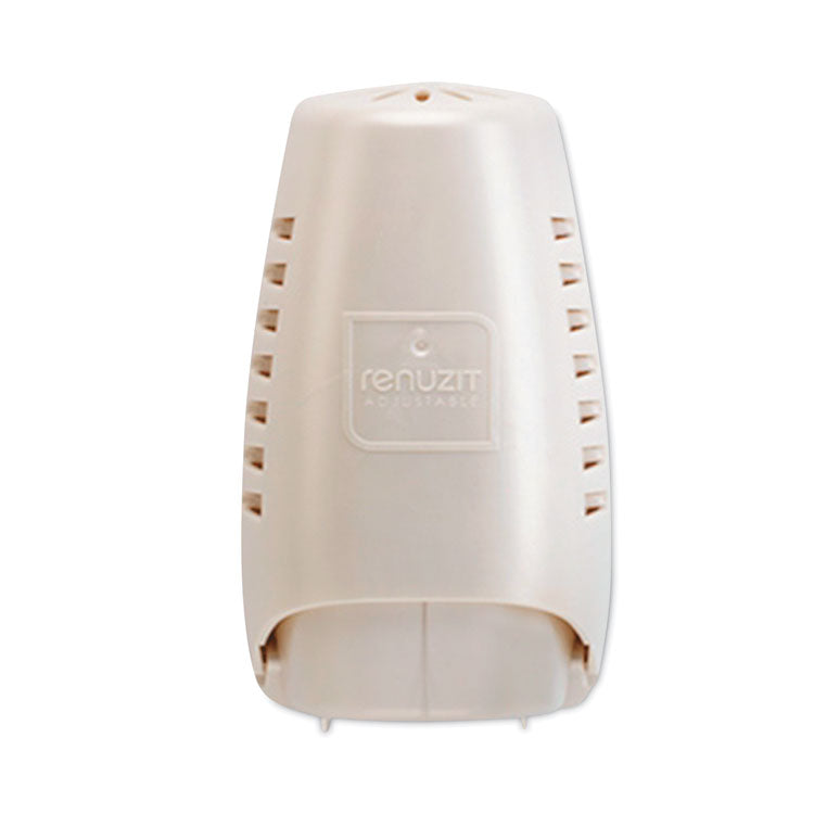 Renuzit - Wall Mount Air Freshener Dispenser, 3.75" x 3.25" x 7.25", Pearl, 6/Carton