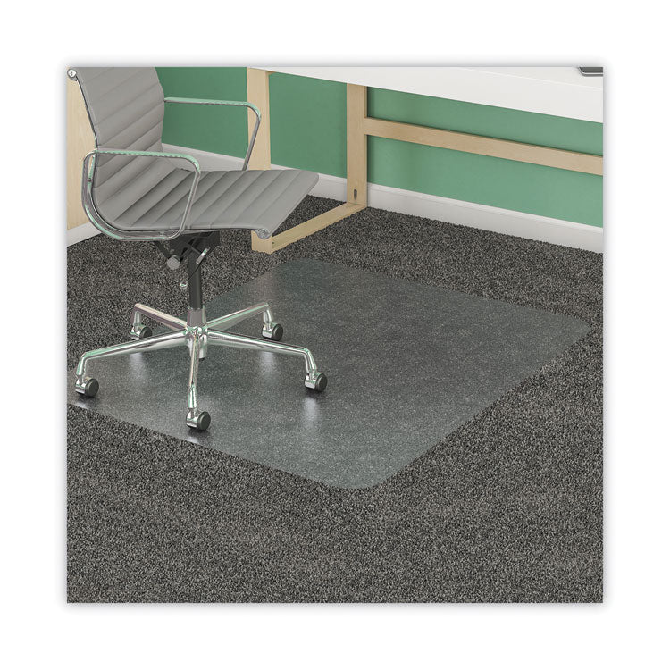 deflecto - SuperMat Frequent Use Chair Mat for Medium Pile Carpet, 36 x 48, Rectangular, Clear