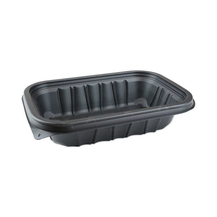 Pactiv Evergreen - EarthChoice Entree2Go Takeout Container, 24 oz, 8.66 x 5.75 x 1.97, Black, Plastic, 300/Carton