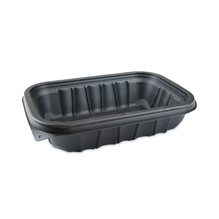 Pactiv Evergreen - EarthChoice Entree2Go Takeout Container, 32 oz, 8.66 x 5.75 x 2.72, Black, Plastic, 300/Carton