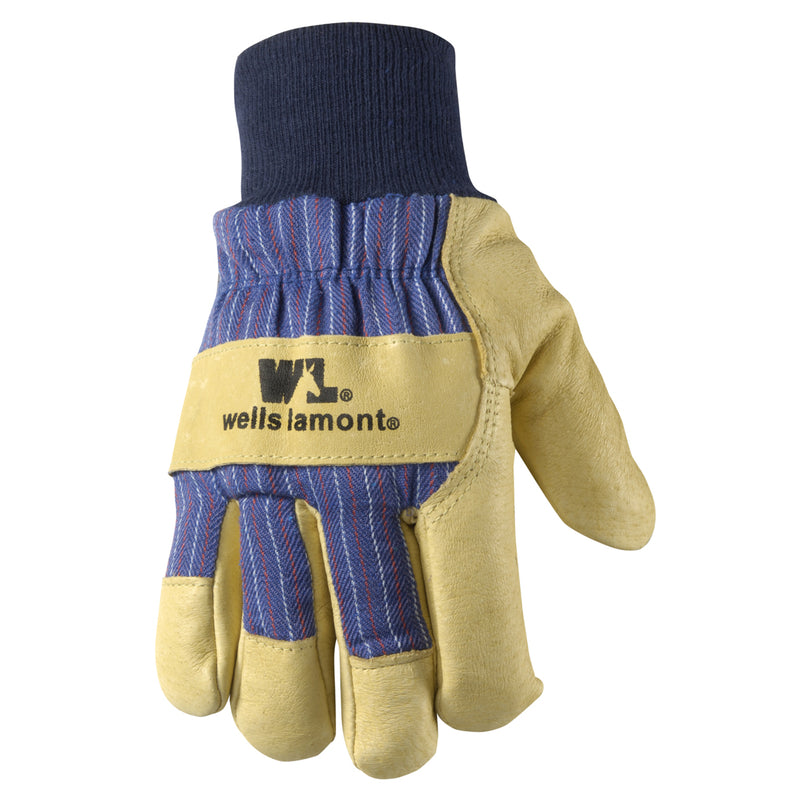 WELLS LAMONT - Wells Lamont Men's Cold Weather Work Gloves Tan/Blue XL 1 pk