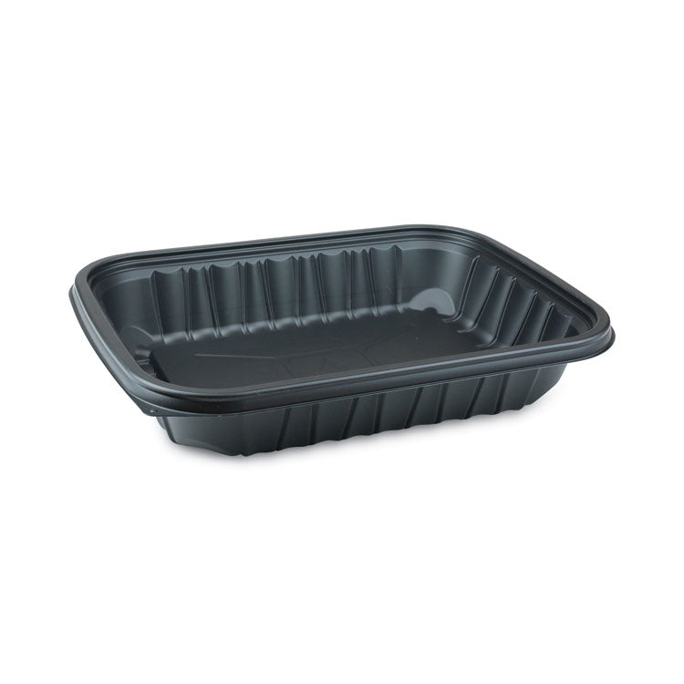 Pactiv Evergreen - EarthChoice Entree2Go Takeout Container, 64 oz, 11.75 x 8.75 x 2.13, Black, Plastic, 200/Carton