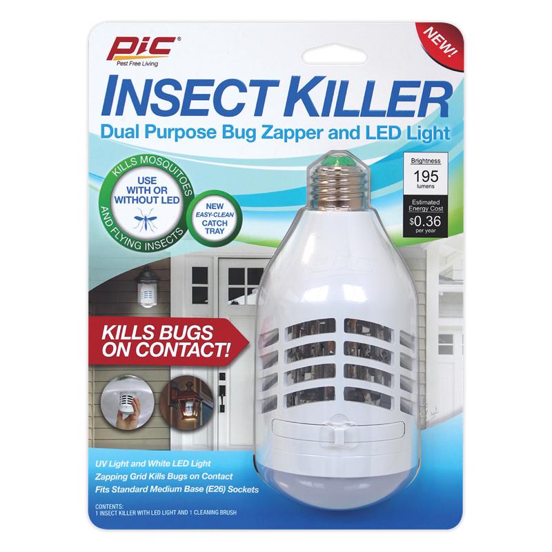 PIC - PIC Indoor and Outdoor Electric Insect Killer Replacement Bulb 855 sq ft 9 W - Case of 3