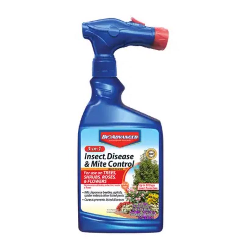BIOADVANCED - BioAdvanced 3-In-1 Insect Disease & Mite Control Liquid 32 fl. oz.