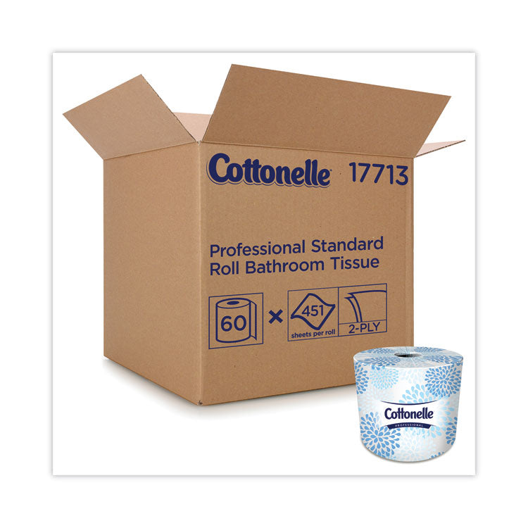 Cottonelle - 2-Ply Bathroom Tissue for Business, Septic Safe, White, 451 Sheets/Roll, 60 Rolls/Carton