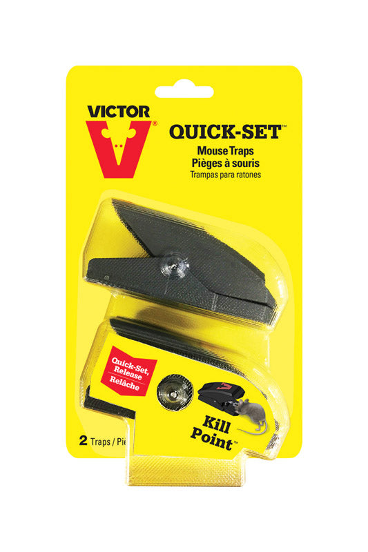 VICTOR - Victor Quick-Set Small Snap Trap For Mice 2 pk - Case of 12