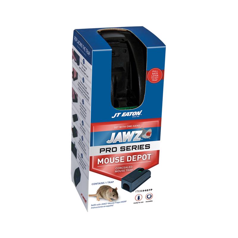 JT EATON - JT Eaton JAWZ Pro Series Small Covered Animal Trap For Mice 1 pk
